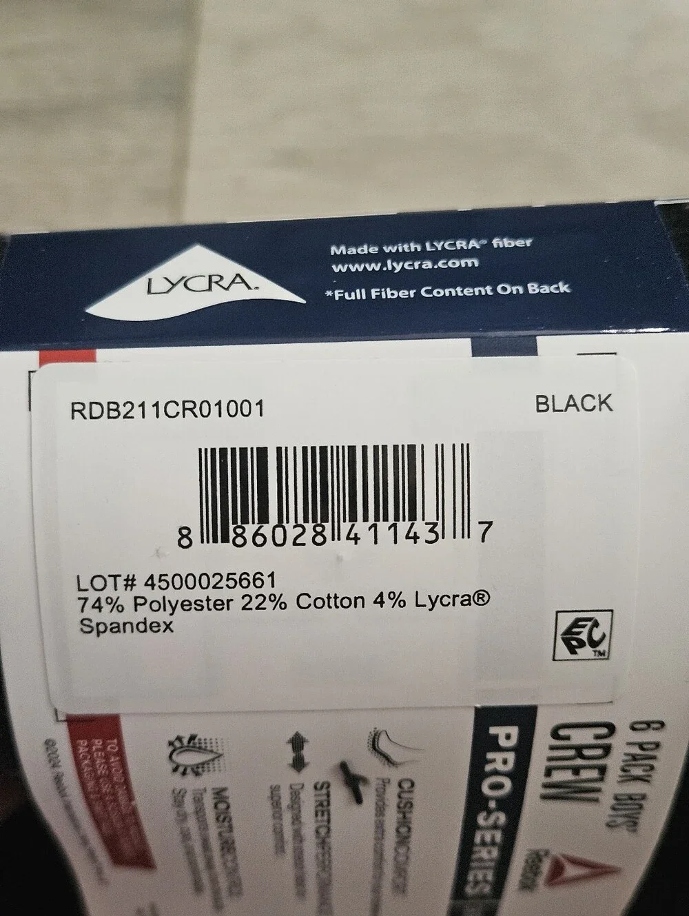Reebok boys pro